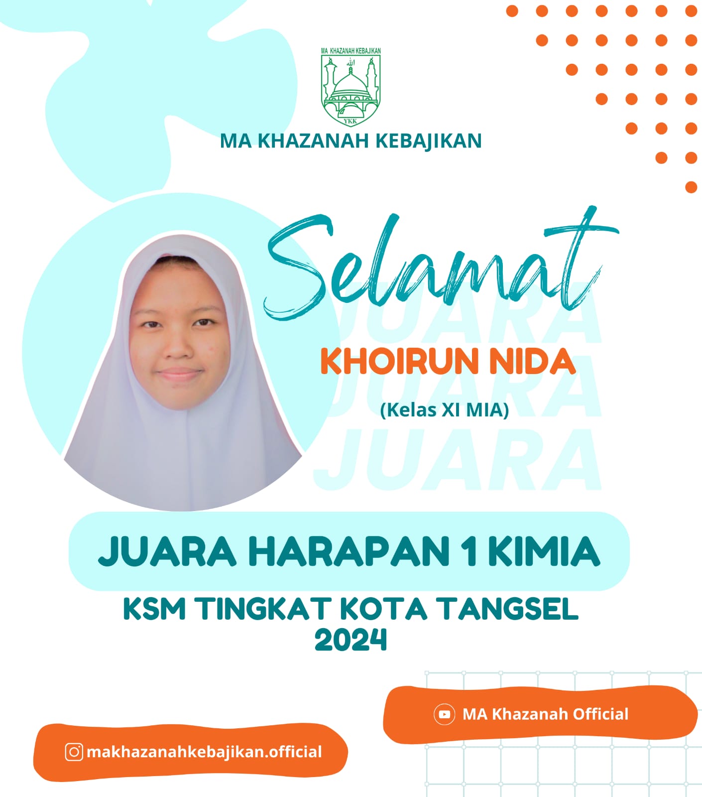 Juara Harapan 1 Kimia
