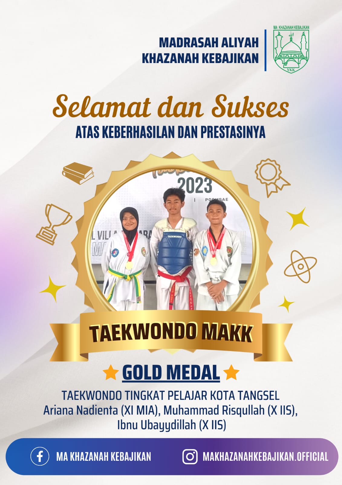 Taekwondo Tingkat Pelajar Kota Tangsel