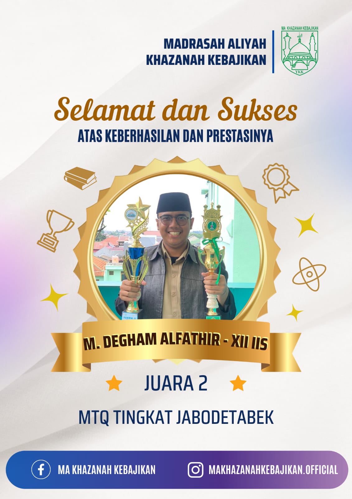 Juara 2 MTQ Tingkat Jabodetabek