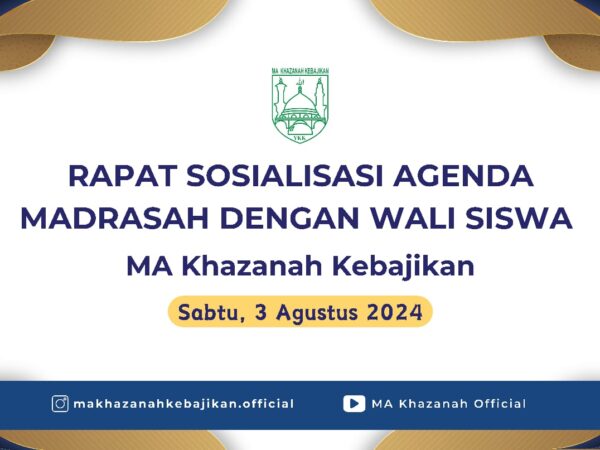 Rapat Sosialisai Agenda Bersama Wali Murid